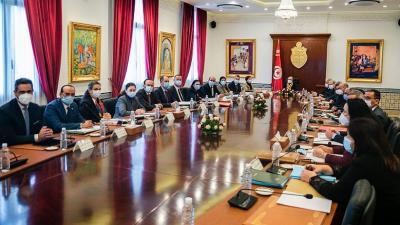 أشرفت رئيسة الحكومة السيدة نجلاء بودن رمضان صباح اليوم الخميس 31 مارس 2022 على اجتماع مجلس الوزراء بقصر الحكومة بالقصبة.