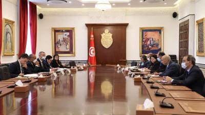 أشرفت الكاتبة العامة للحكومة السيدة سارة رجب اليوم الثلاثاء 19 أفريل 2022 بقصر الحكومة بالقصبة، على جلسة عمل وزارية حول الهيئة الوطنية للسلامة الصحية للمنتجات الغذائية.