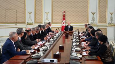 إشراف رئيس الجمهورية قيس سعيّد على اجتماع لأعضاء الحكومة